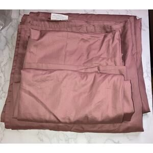 Casaluna California king Solid Flat sheet & Pillowcases modern rose Target